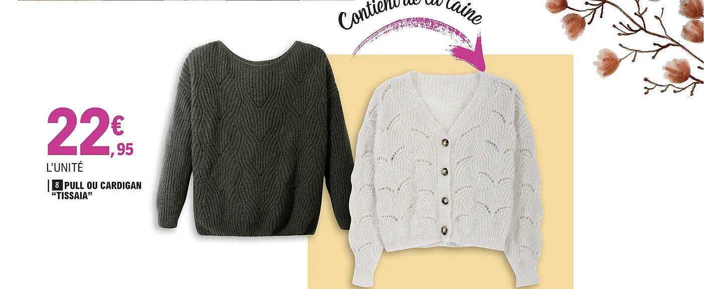 Pull Ou Cardigan "tissaia"