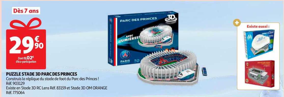 puzzles stade 3d parc de princes