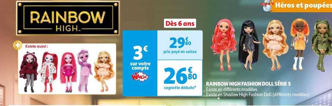 rainbow high fashion doll série 5