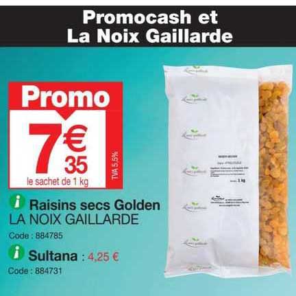 raisins secs golden la noix gaillarde, sultana