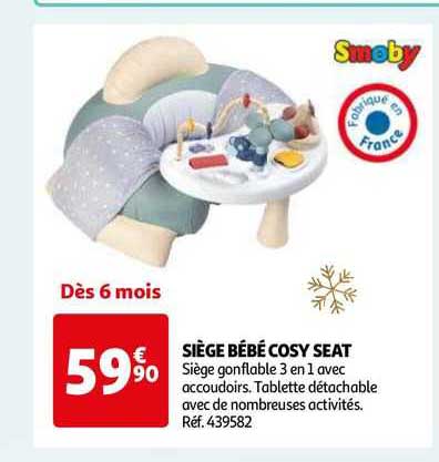 siège bébé cosy seat smoby