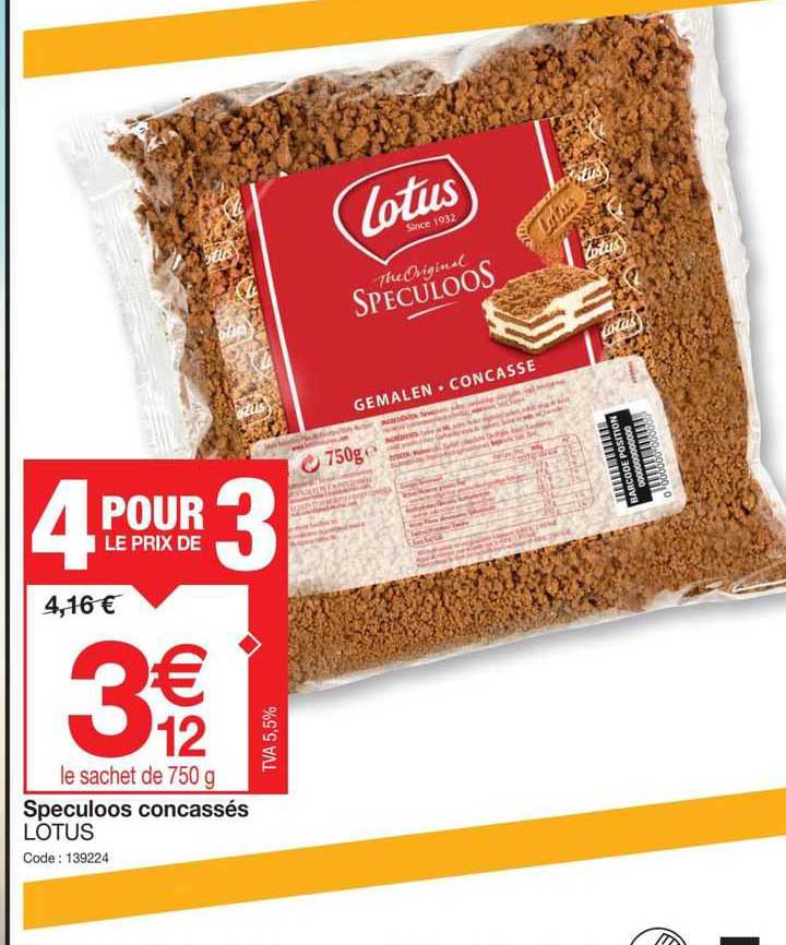 Spéculoos Concassés Lotus