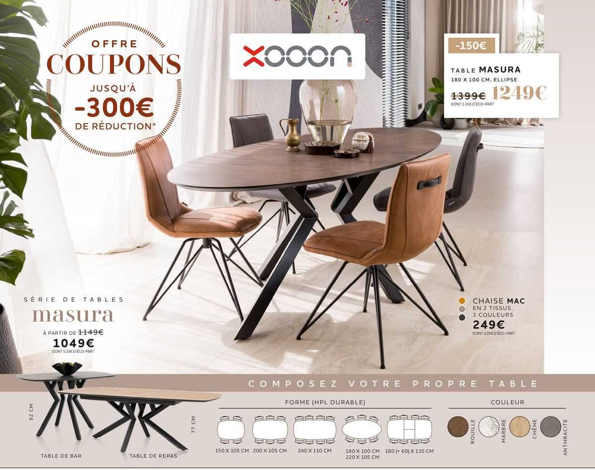 Table Masura, Chaise Mac