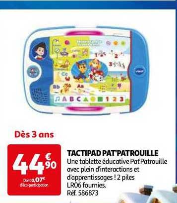 Tactipad Pat'patrouille