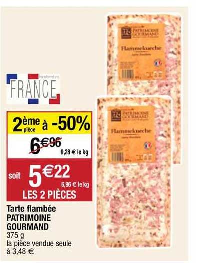 tarte flambée patrimoine gourmand