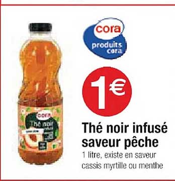 Thé Noir Infusé Saveur Pêche