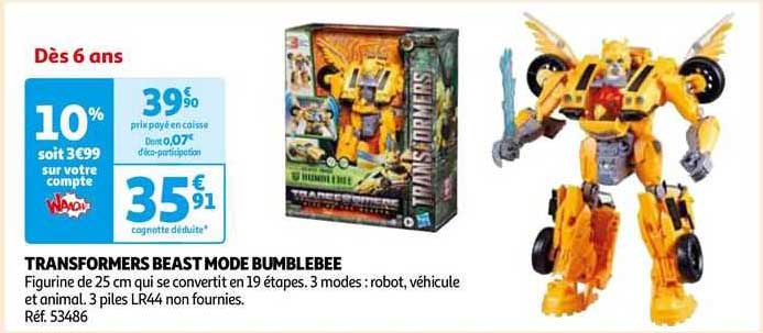 transformers beast mode bumblebee