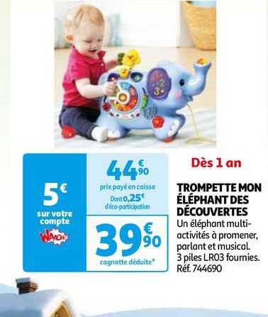 trompette mon éléphant des découvertes