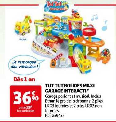 tut tut bolides maxi garage interactif