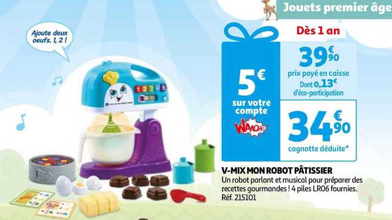 v-mix mon robot pâtissier