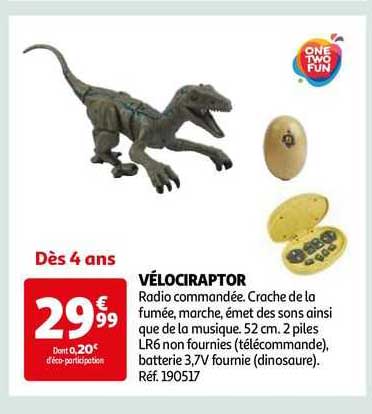 vélociraptor one two fun