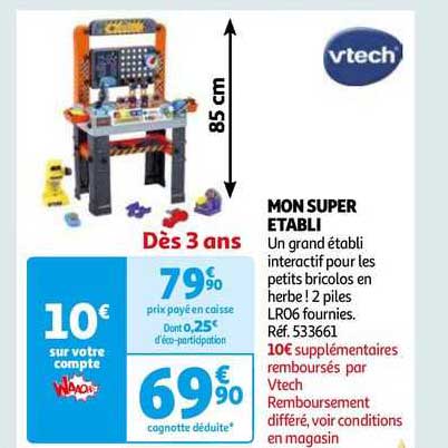 vtech mon super etabli