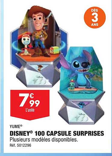 yume disney 100 capsule surprises