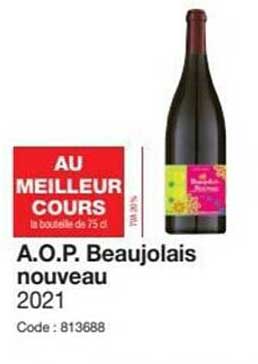 a.o.p. beaujolais nouveau 2021