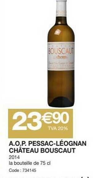 a.o.p. pessac-léognan château bouscaut