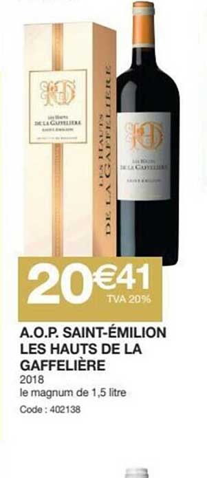 a.o.p. saint-émilion les hauts de la gaffelière