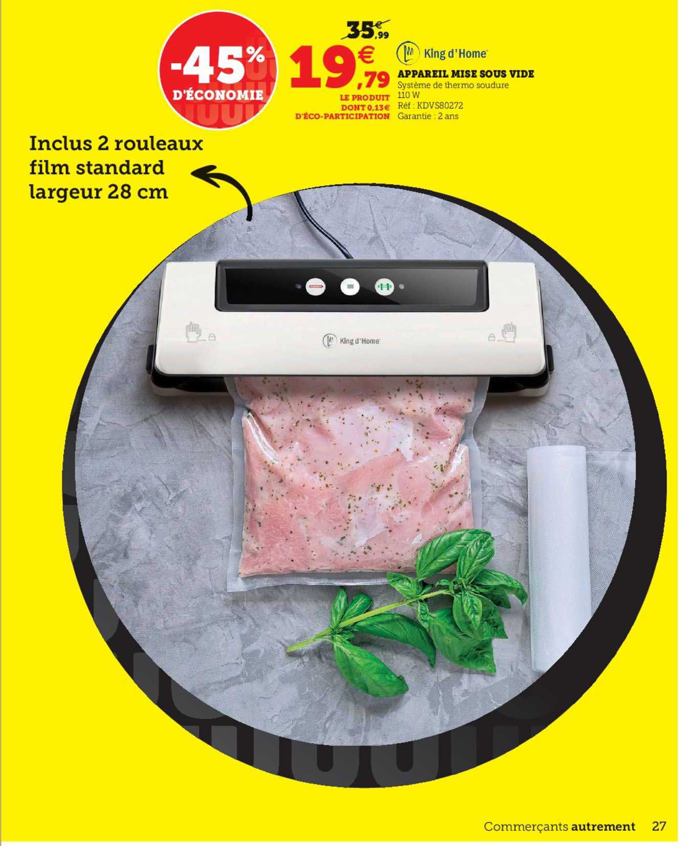 appareil mise sous vide