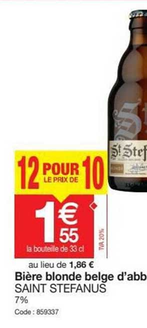 bière blonde belge saint stefanus