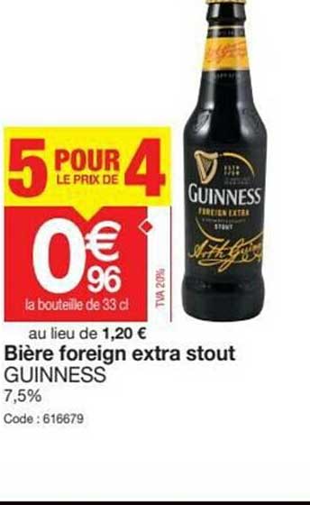 bière foreign extra stout guinness