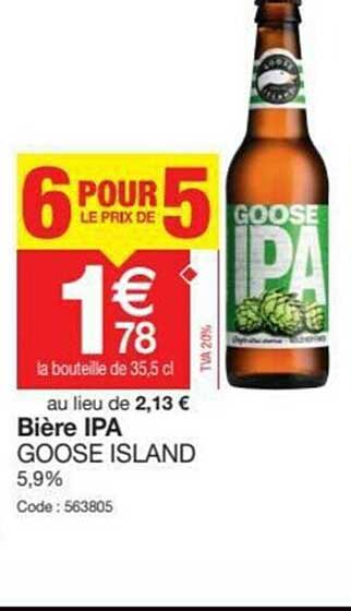 bière ipa goose island