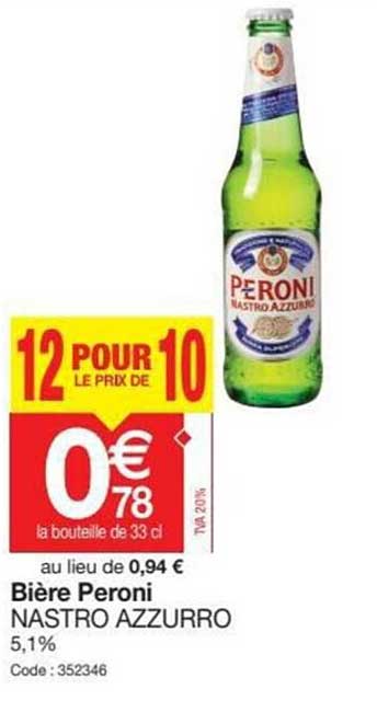 bière peroni nastro azzurro
