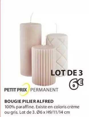 bougie pilier alfred