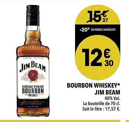 Bourbon Whiskey Jim Beam