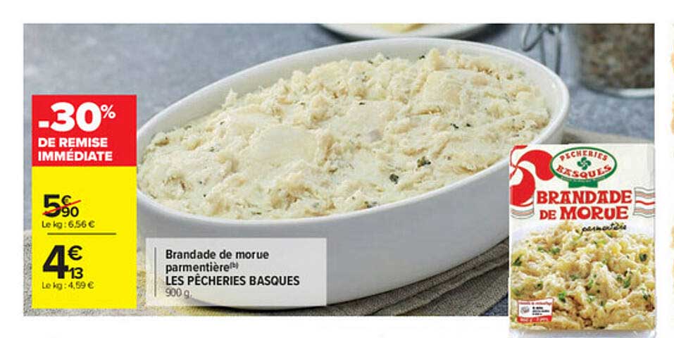 Brandade De Morue Parmentière Les Pêcheries Basques