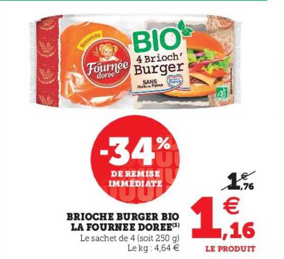 brioche burger bio la fournée dorée