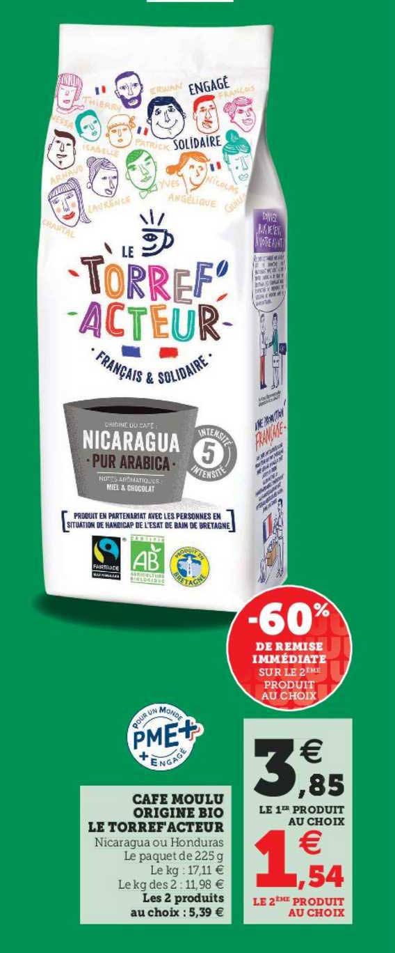 Café Moulu Origine Bio Le Rottef'acteur