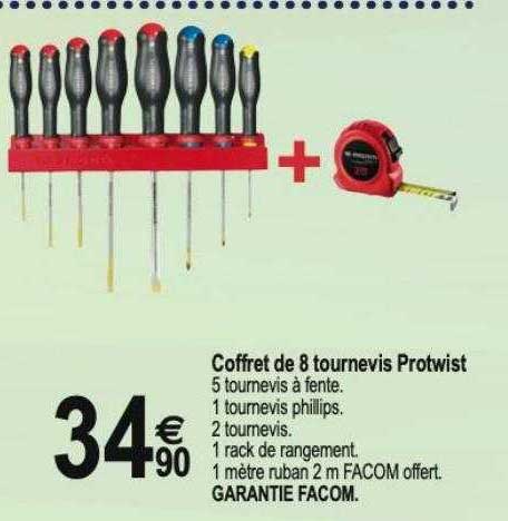 Coffret De 8 Tournevis Protwist