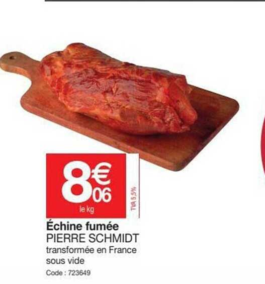 échine fumée pierre schmidt