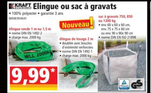 élingue ou sac à gravats kraft werkzeuge