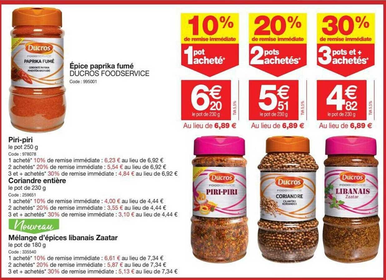 épice paprika fumé ducros foodservice