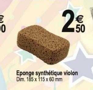 éponge synthétique violon