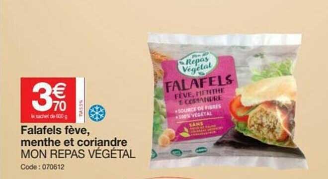 falafels fève, menthe et coriandr mon repas végétal