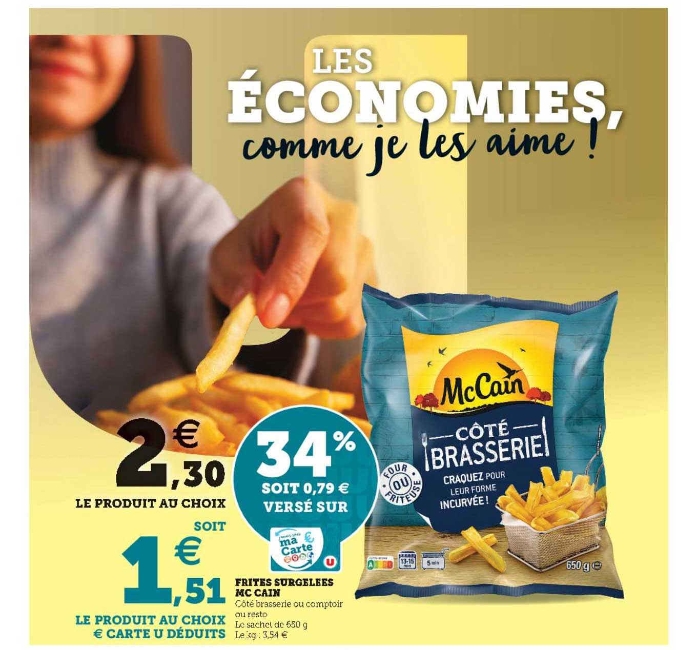 frites surgelées mc cain