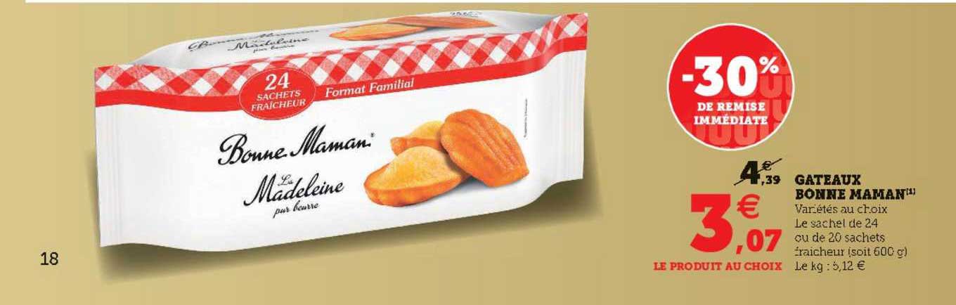 gâteaux bonne maman