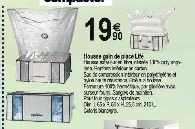housse gain de place life