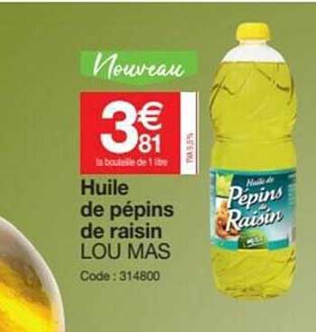 huile de pépins de raisin lou mas