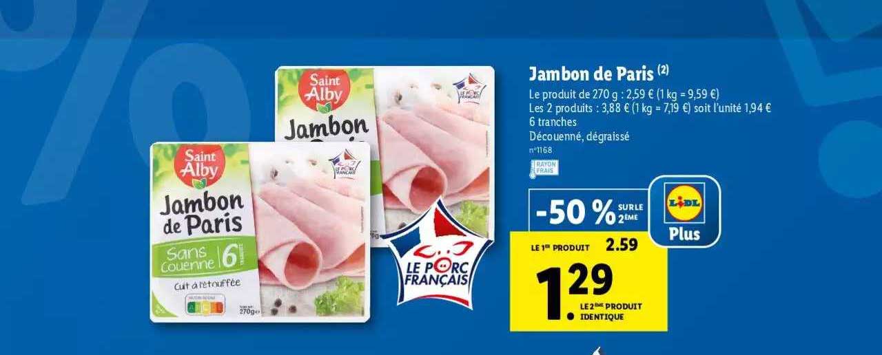 jambon de paris saint alby