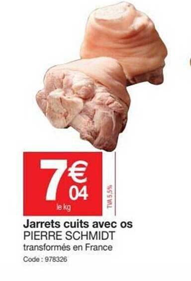 jarrets cuits avec os pierre schmidt