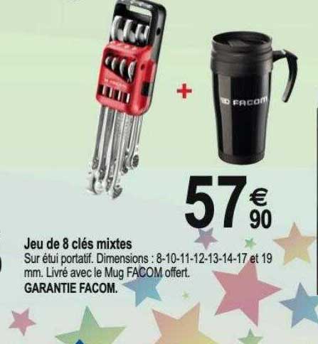 Jeu De 8 Clés Mixtes