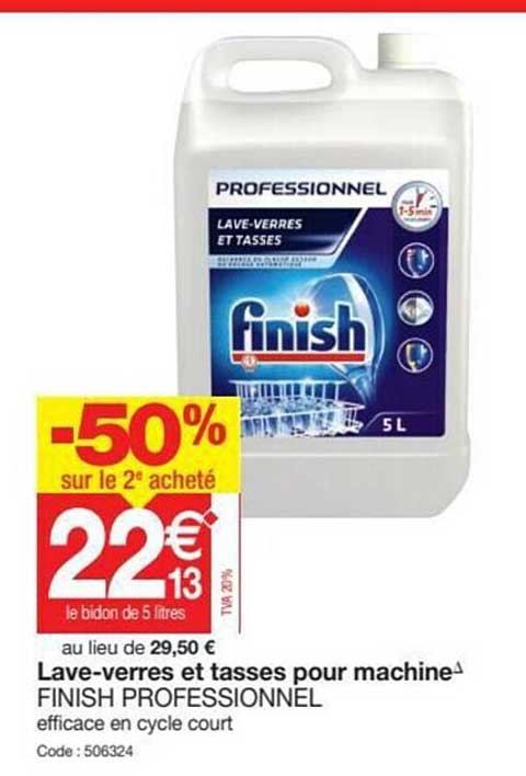 lave-verres et tasses pour machine finish professionnel