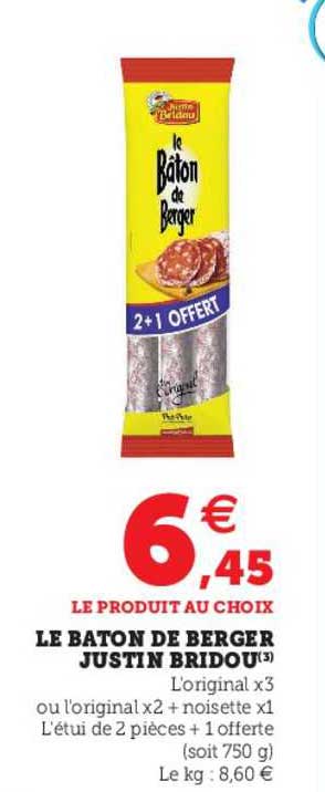 le bâton de berger justin bridou