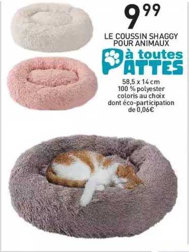 Le Coussin Shaggy Pour Animaux