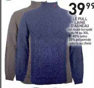 le pull laine d'agneau