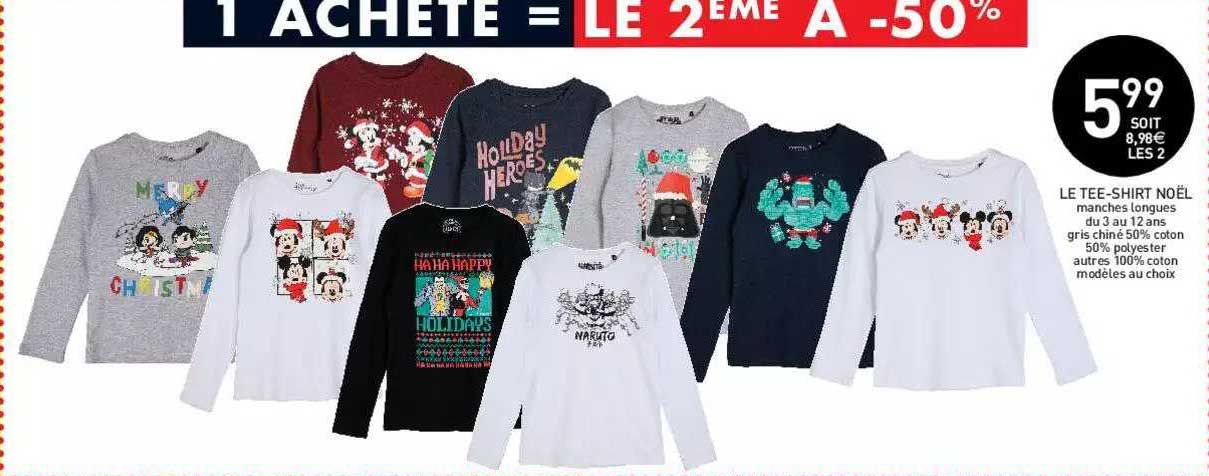 le tee-shirt noël