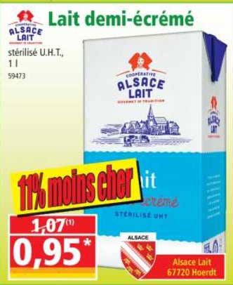 leit demi-écrémé alsace lait