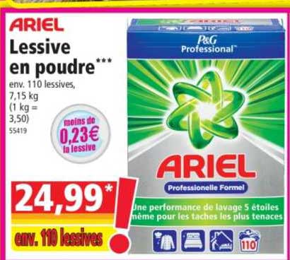 Lessive En Poudre Ariel